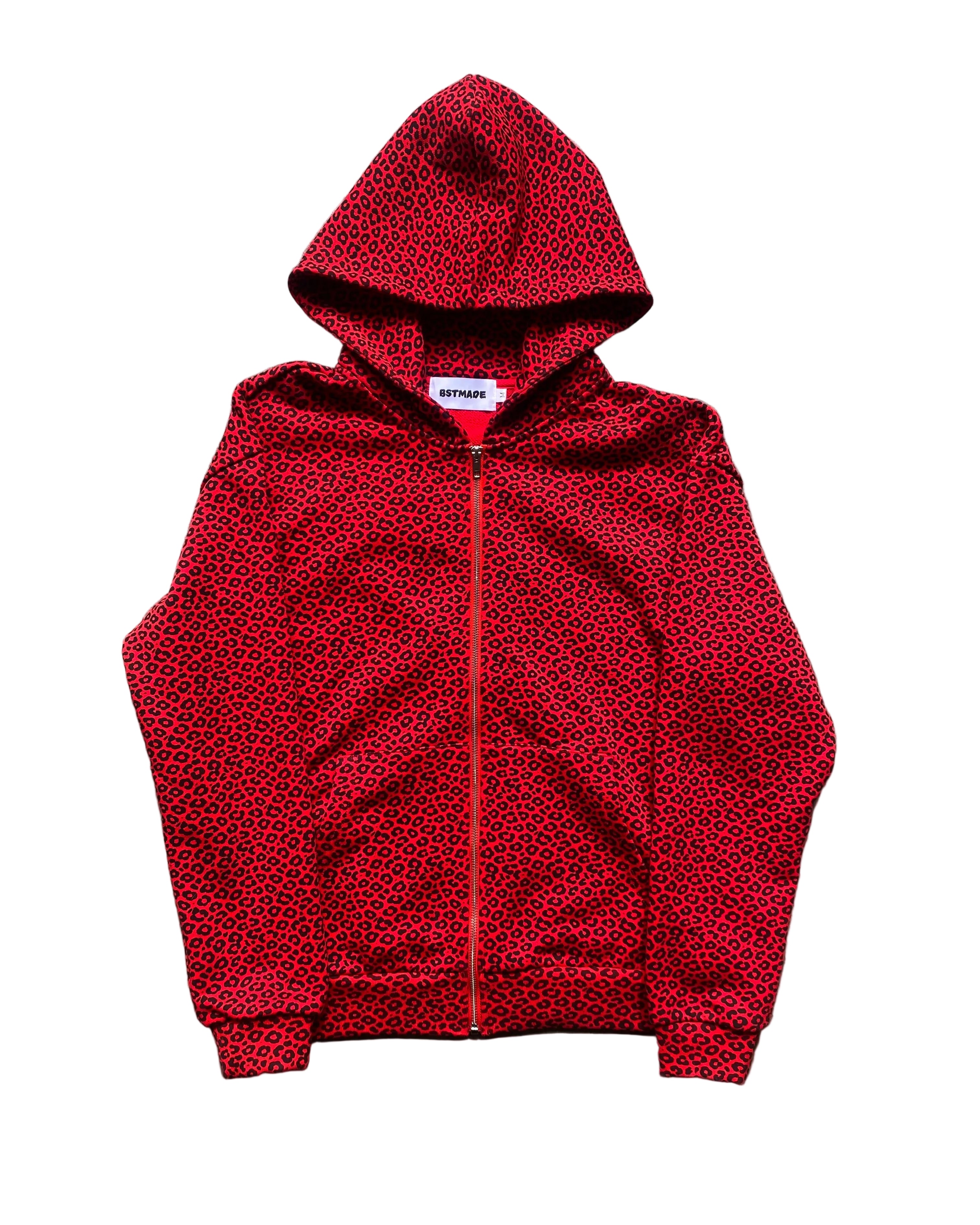 Blood Leopard Zip-Up